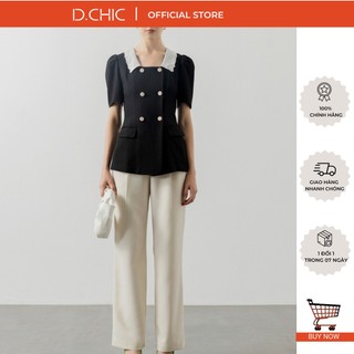 Quần ống loe cạp cong 2 ly d.chic ms: 482576