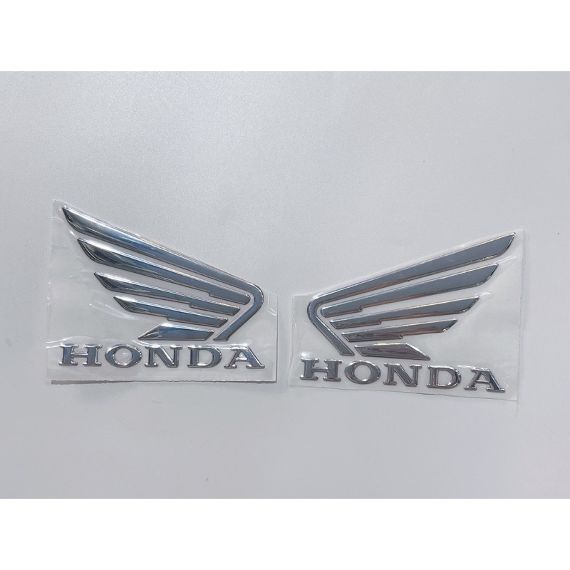 Cặp tem cánh chim dẻo lớn size 11x8.5cm có sẵn keo, dán trang trí xe máy