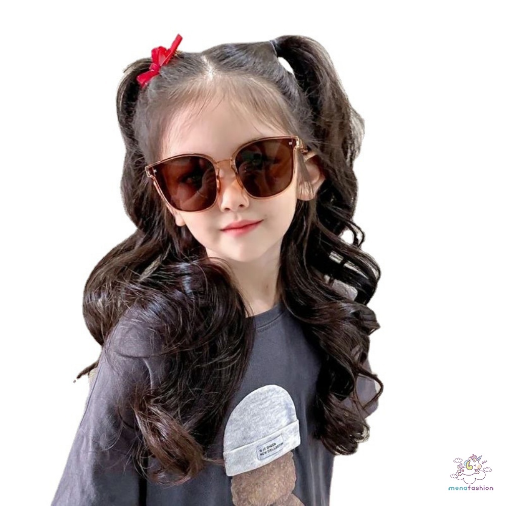 Bộ Tóc Giả Dài Xoăn Thời Trang Dành Cho Bé Gái