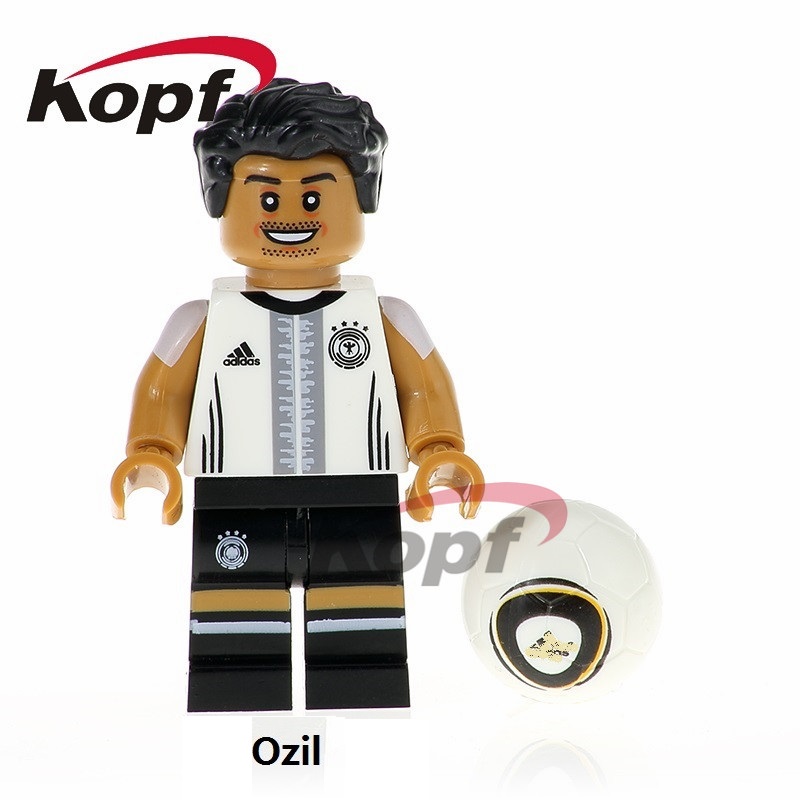 Mô Hình Đồ Chơi Bóng Đá Neymar Beckham Minifigures Dành Cho Trẻ Em