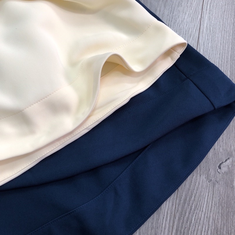 BEUCLOSET - Đầm HDParis vai phồng form midi chất dày dặn