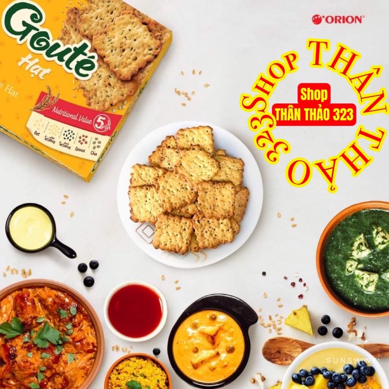 Bánh Quy Mè Goute Giò Tan / Goute Hạt Thơm Béo