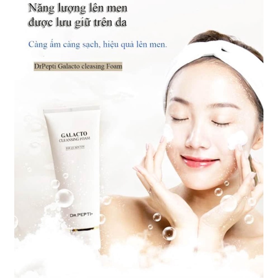 Sữa rửa mặt Dr. Pepti+ Galacto Cleansing Foam 110ml