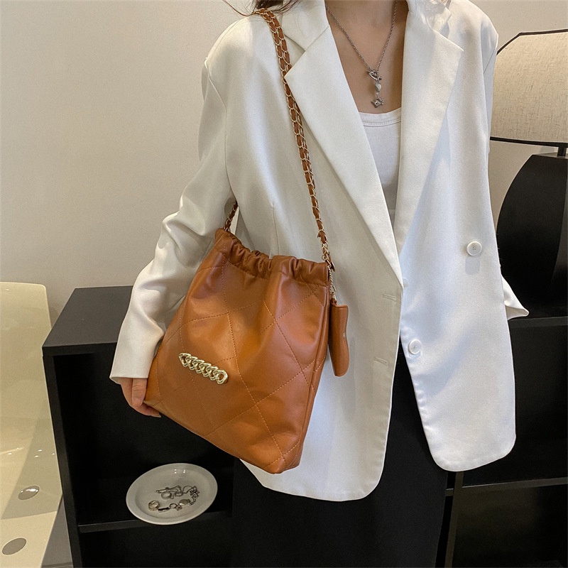 Mischa Túi Xách Da PU Màu Trơn Phong Cách Phương Tây Thời Trang Cho Nữ