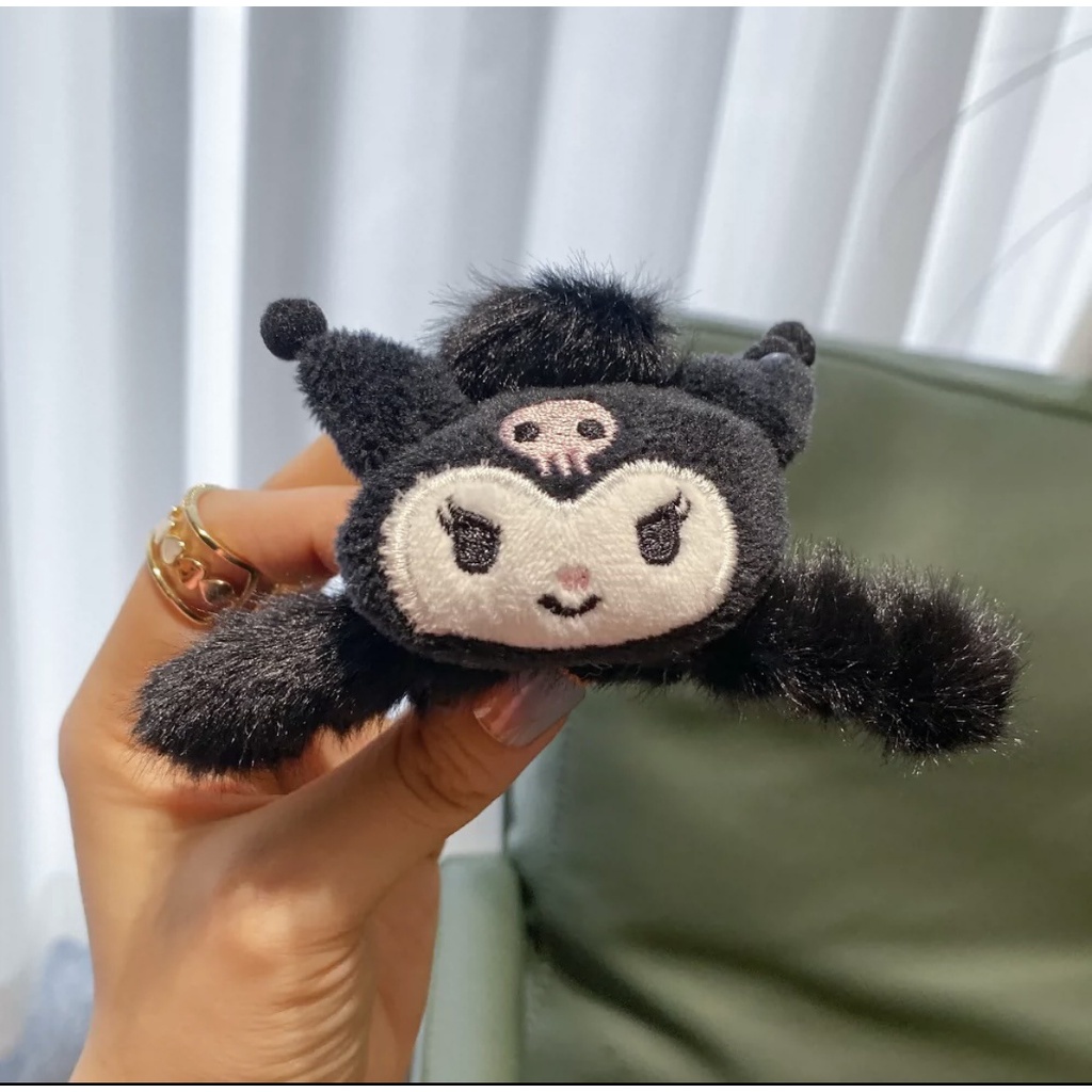 Kẹp Càng Cua Giả Lông Thú Màu Kẹo Thời Trang Thu Đông Cho Nữ