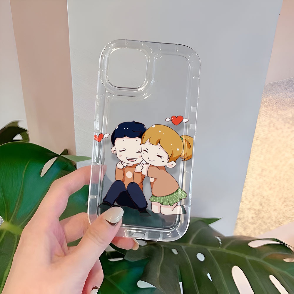 Ốp Điện Thoại In Hình Bé Trai Bé Gái Cho iphone 14promax 11 13 12 7Plus 6 6s XR X XS Max