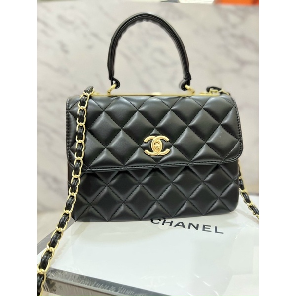 Túi xách cnl ô trám hàng box nam châm siêu đẹp