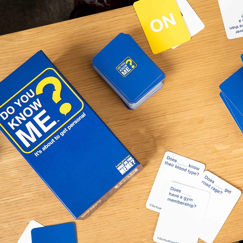 Do You Know Me? The Party Board Game That Puts You and Your Friends in The Hot Seat What Do You Meme? BG105