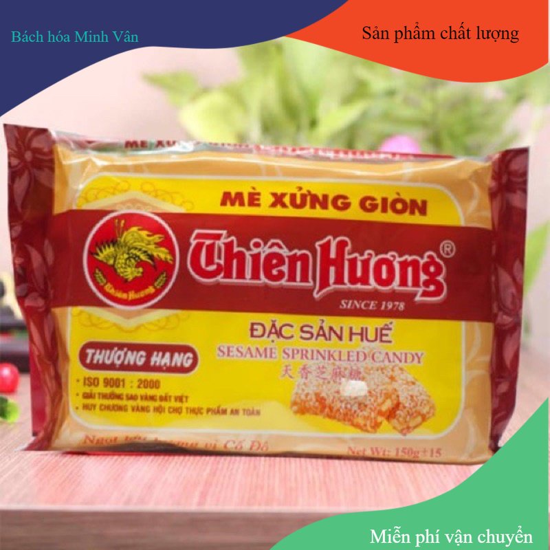 Mè xửng giòn Thiên Hương giòn thơm ngon không ngán gói 150gr