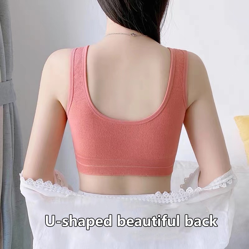 Plus Áo Lót Nâng Ngực Không Đường May Cài Khóa Trước Dành Cho Mẹ Bầu Có Size Lớn 40-90 KG