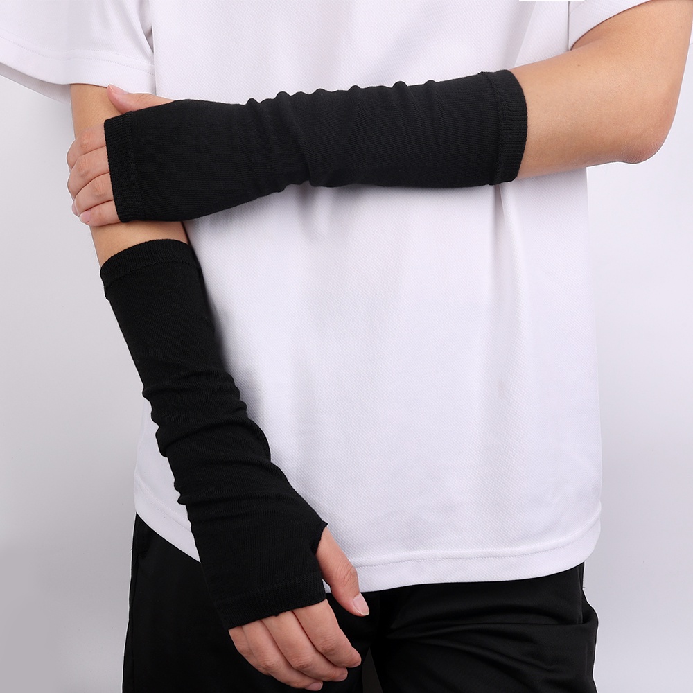 Găng Tay Chống Nắng Và Tia UV Họa Tiết Kẻ Sọc Thời Trang Hàn Quốc Dành Cho Nam Nữ