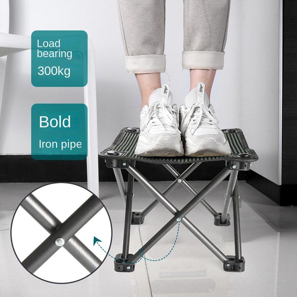 Ghế Xếp Bằng Hợp Kim Nhôm Tiện Lợi Khi Đi Câu Cá / Cắm Trại