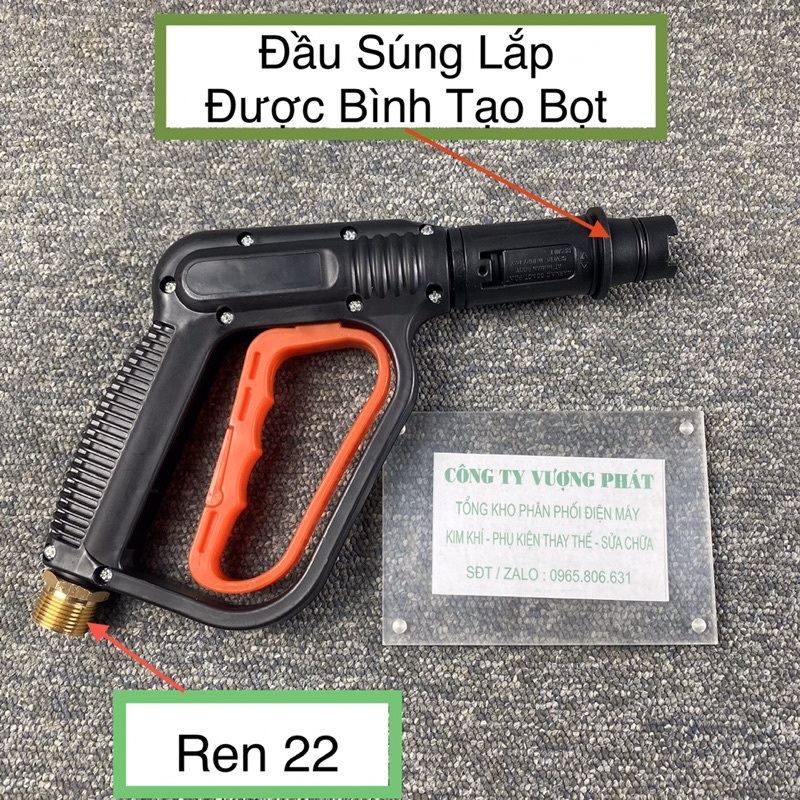 Bộ 10 - 15 - 20m  dây rửa xe và súng rửa xe áp lực cao