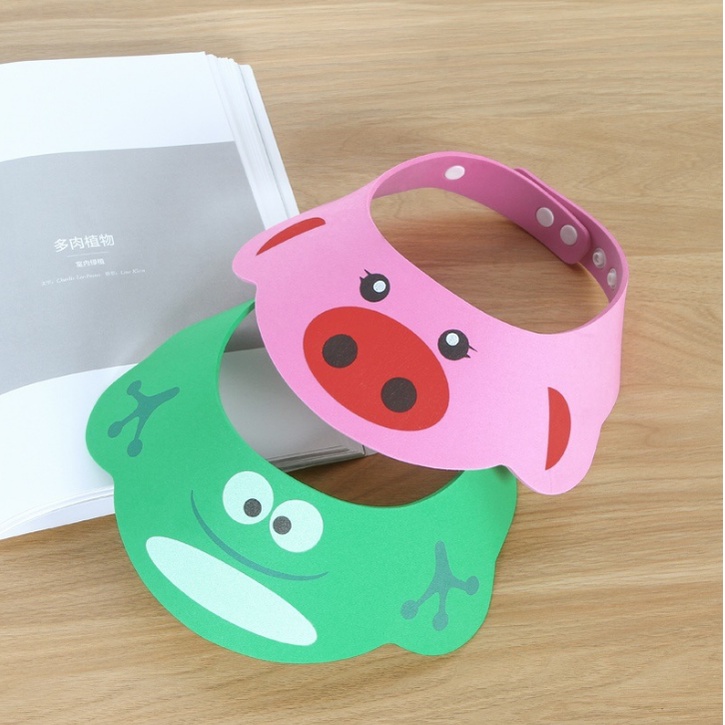 Nón Tắm Gội Đầu chắn Nước Cho Bé Mũ Tắm Khô Tóc Hình Thú Cho Bé PINKWISH B305