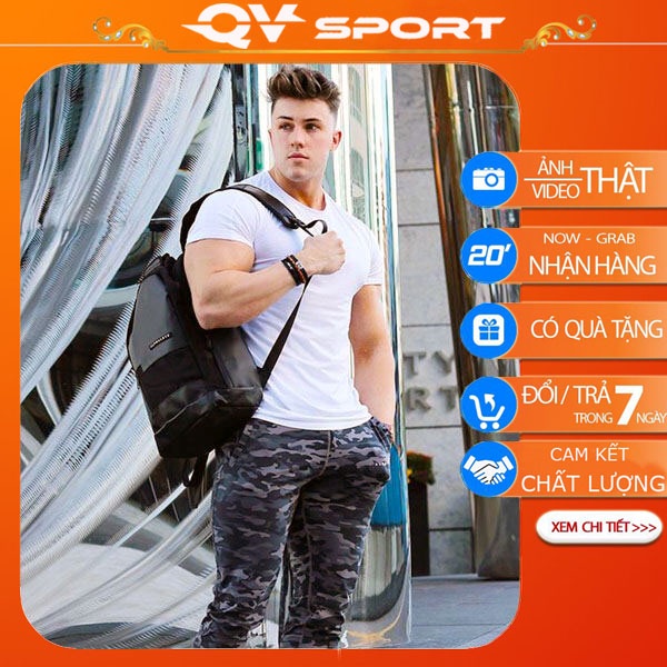 Áo thun nam cổ tròn body, áo thể thao nam tập gym, vải co giãn 4 chiều thoáng mát, thấm hút mồ hôi I03