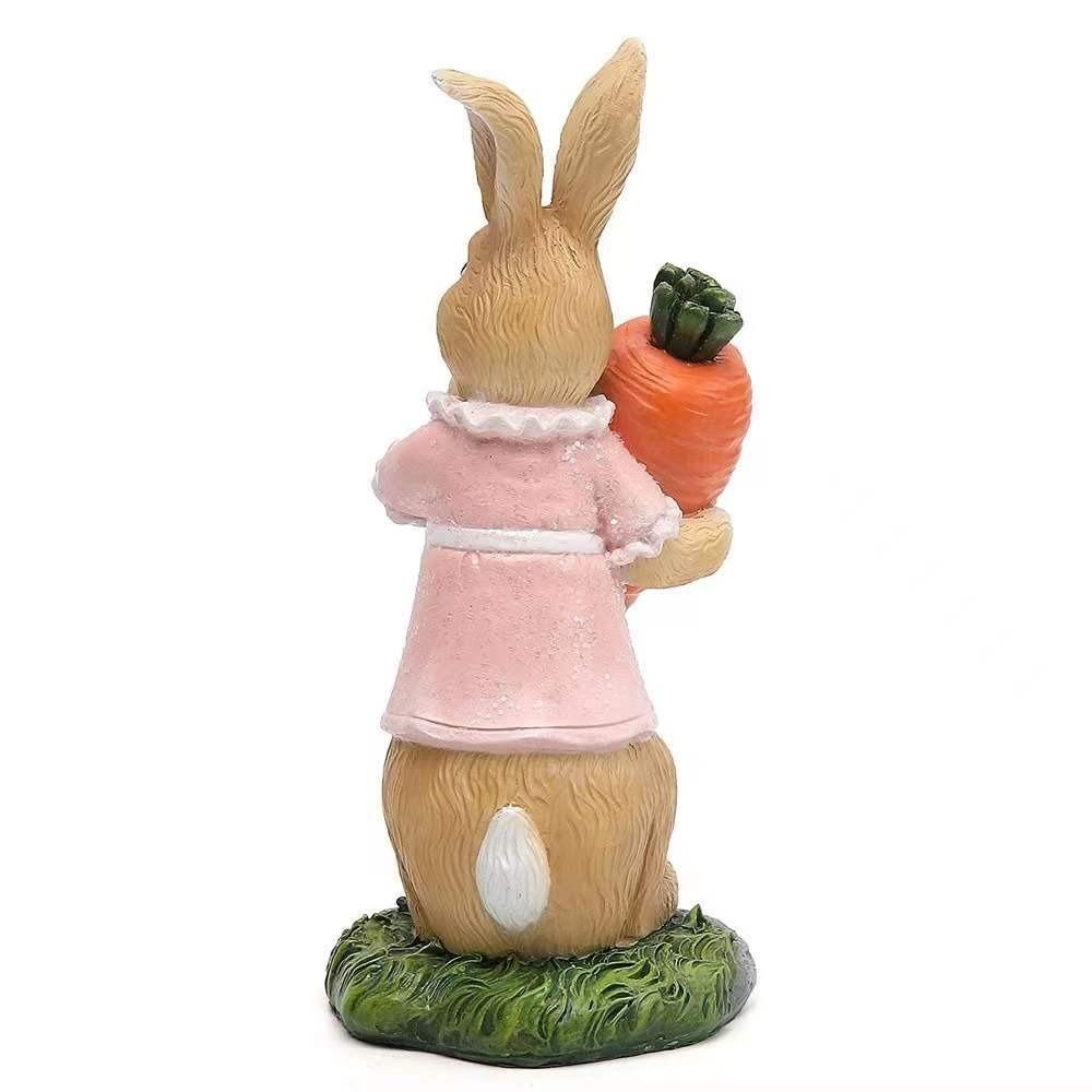 Mô Hình Thỏ Ôm Cà Rốt Trang Trí Nhà Cửa Mới