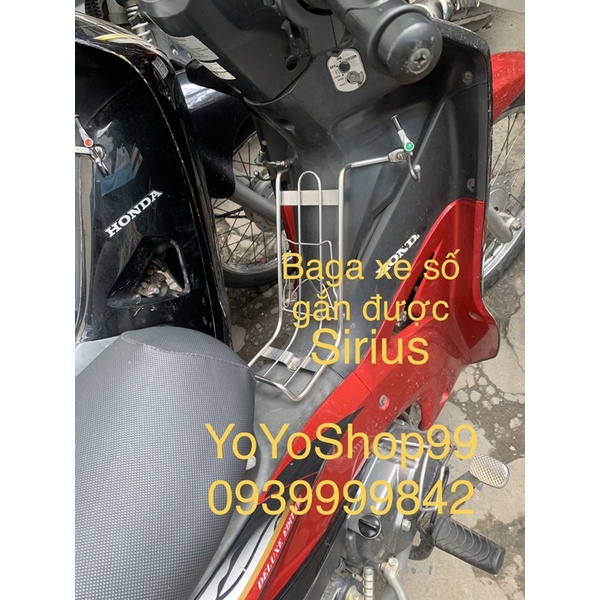 Ghế ngồi xe máy cho bé bằng sắt - dành cho xe số