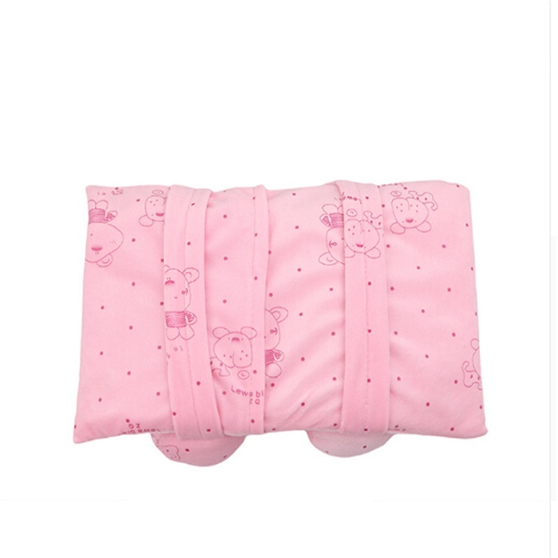 Gối Ngủ Cotton Định Hình Bảo Vệ Đầu Cho Bé Sơ Sinh