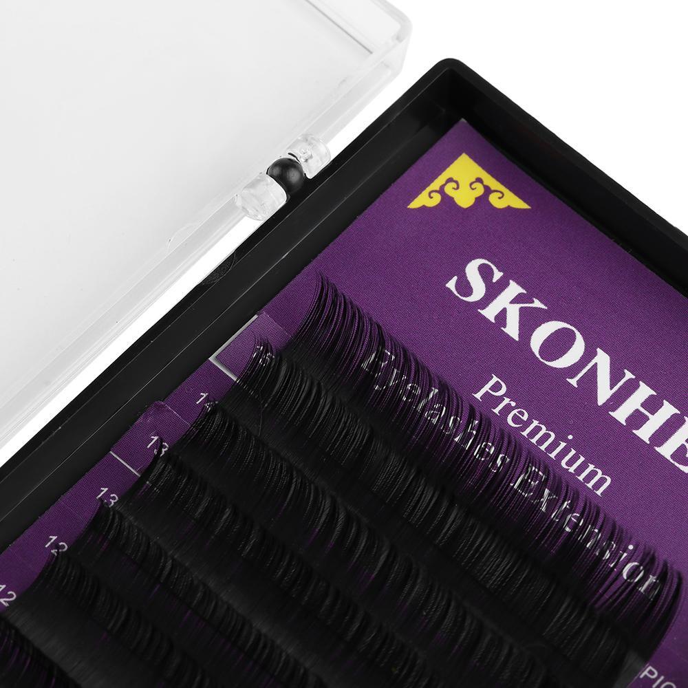 Hộp 12 Cặp Lông Mi Giả Cong Dài Tự Nhiên MIH SKONHED