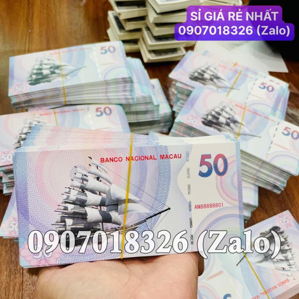 [HÓT] Sỉ 100 Tờ Thuận Buồm Xuôi Gió Macau Lưu Niệm Bảo An Cực Đẹp , Giá Sỉ