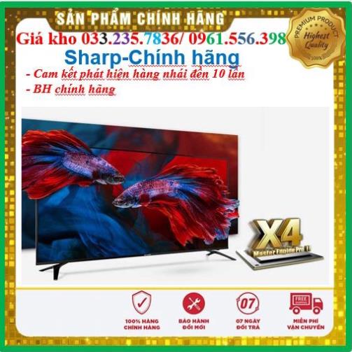 Smart Tivi Sharp 65 Inch 4T-C65CK1X 4K Ultra HD < Chính hãng BH:24 tháng tại nhà toàn quốc >