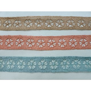 Ren cotton họa tiết hoa bản 4cm