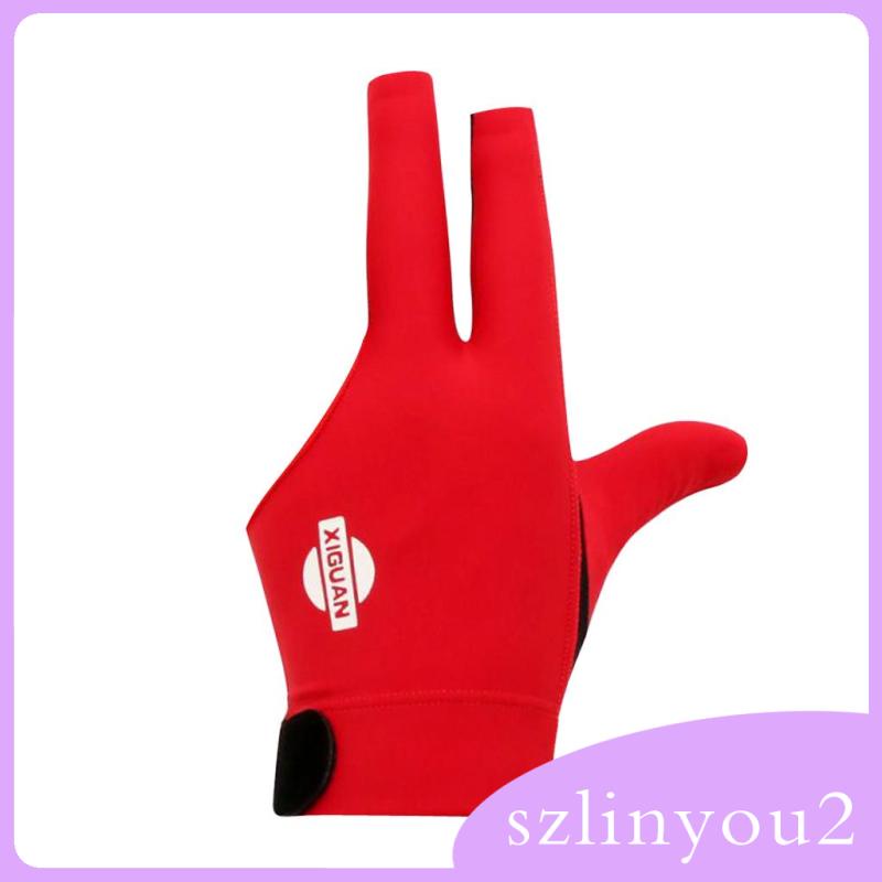 Set 2 Găng Tay Trái / Phải Chơi Bida 3 Ngón szlinyou2 Thấm Hút Mồ Hôi