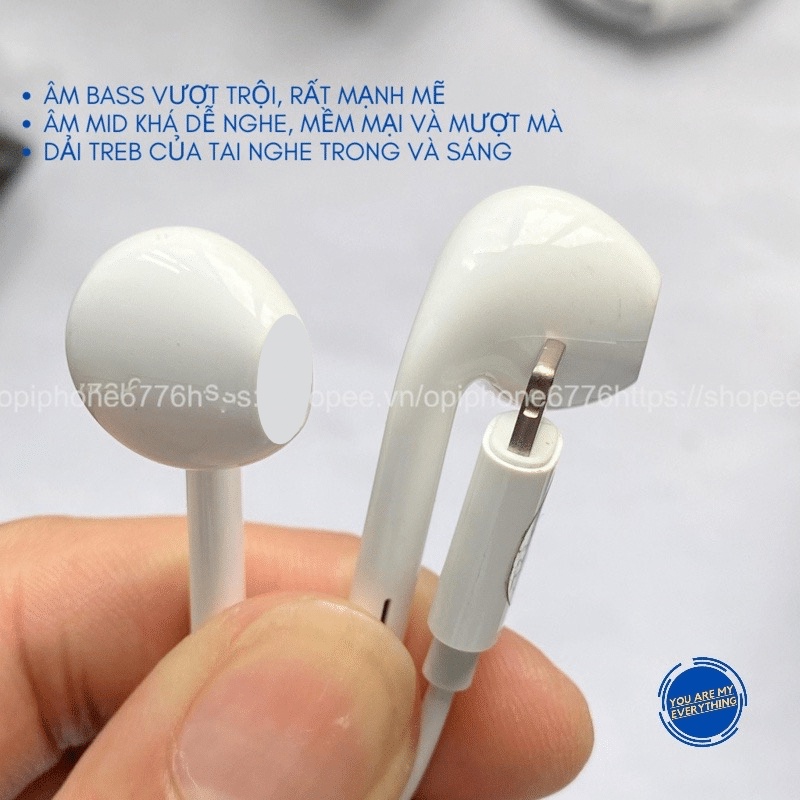 Tai nghe 7plus/8plus/x/xsmax tương thích với dòng 7plus/x/xsmax/11promax/12promax/13 promax