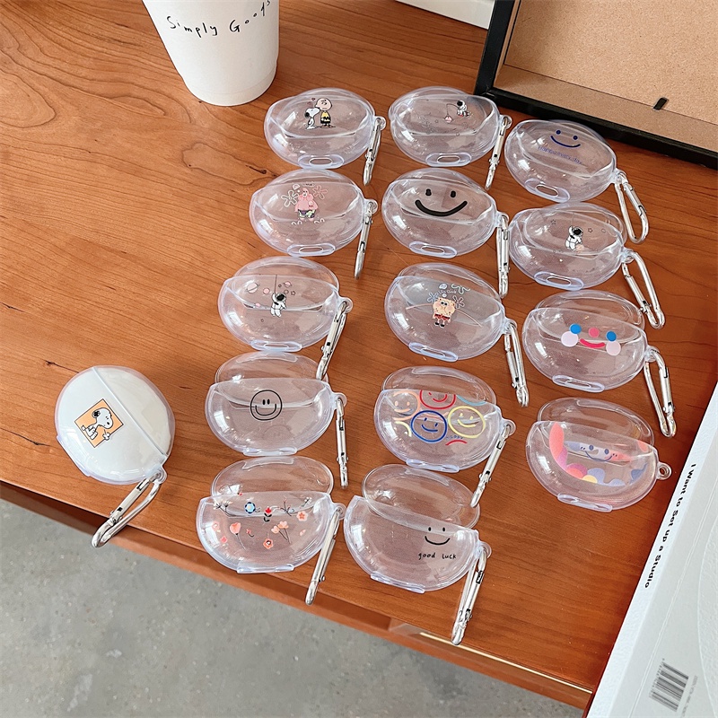 Vỏ Bảo Vệ Hộp Sạc Tai Nghe Huawei Freebuds 5i Hình SpongeBob & Pie Star