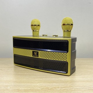 Loa Karaoke Bluetooth YS-202 Kèm 2 Micro Không Dây