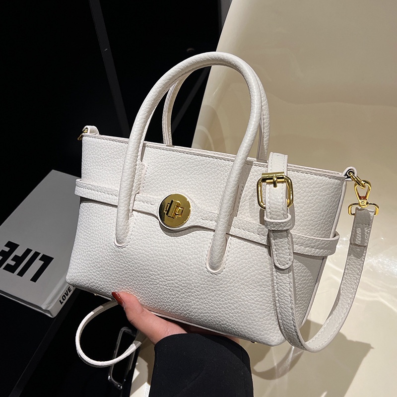 Túi Đeo Chéo Màu Sắc Đơn Giản Có Khóa Kéo Thời Trang Cho Nữ