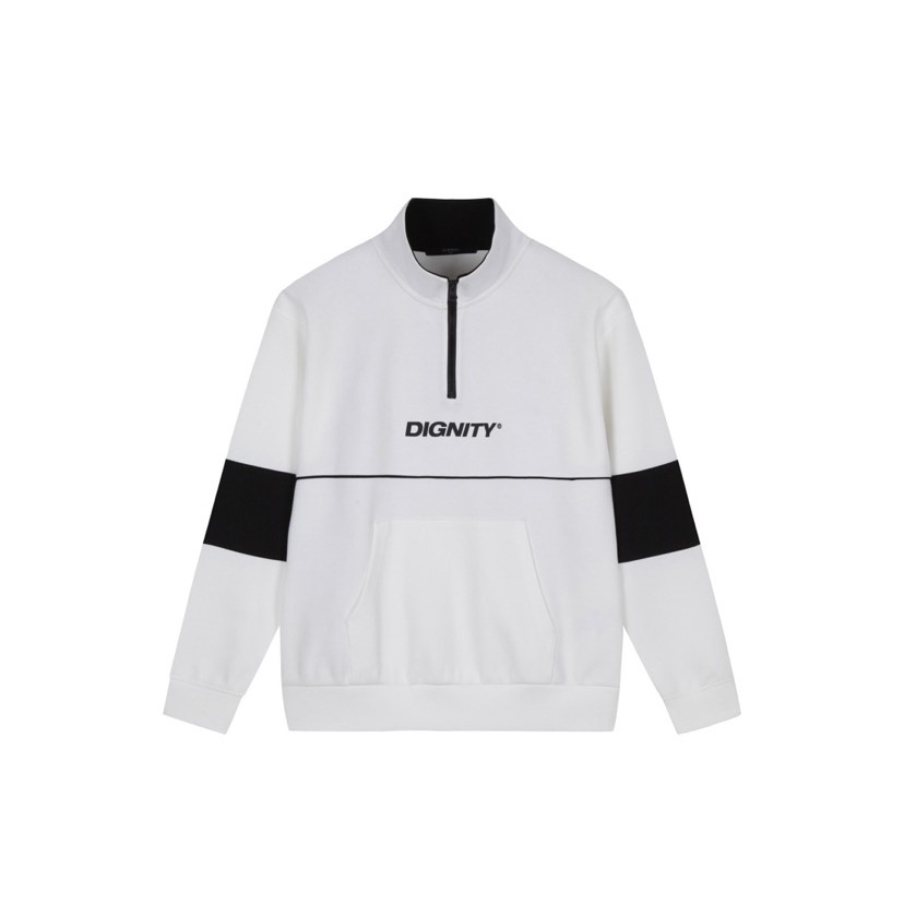 Áo khoác HALF ZIP TOPTEN10 - TRẮNG