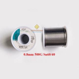 Thiếc hàn sanki japan 0.8mm 500g sn60/40