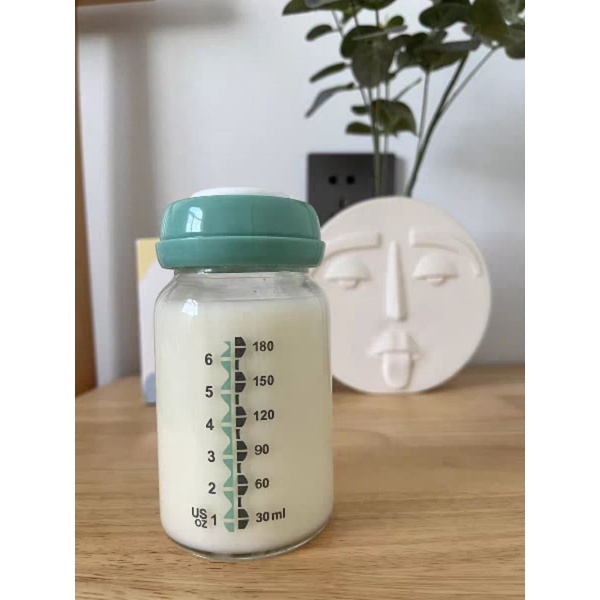 (NEW 2023 SIÊU SALE HOT) PHANPY SET 2 BÌNH TRỮ SỮA THỦY TINH 180ML, 150ML