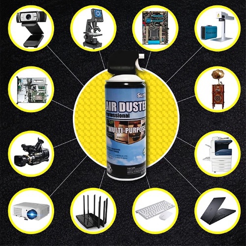 Euro - Chai Xịt Khí Nén Vệ Sinh Máy Tính, Bàn Phím, Lens Máy Ảnh Sunto Germany