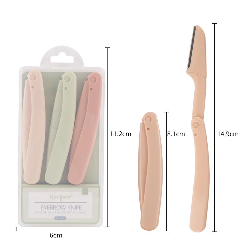 Dao Cạo Chuyên Dụng Lông Mày Mặt Bikini Gập Tiện Lợi Ricco