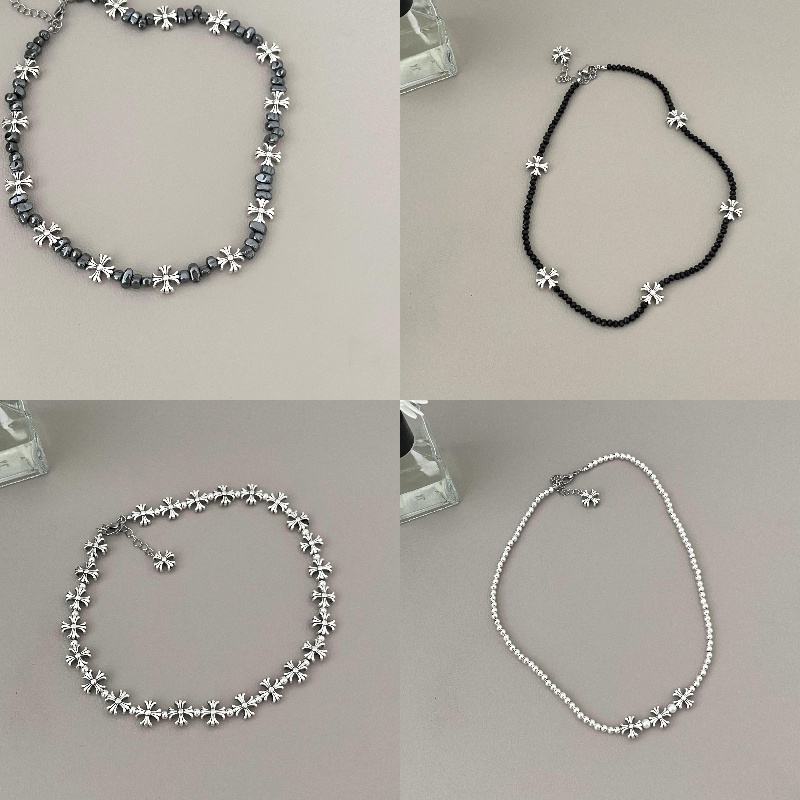 Vòng cổ Hip Hop Y2K Hình Thánh Giá