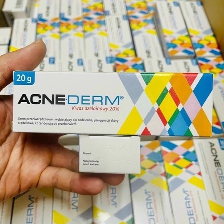 Kem Giảm Mụn Mờ Thâm Làm Trắng Da Acne Derm 20% Axit Azelaic 20g