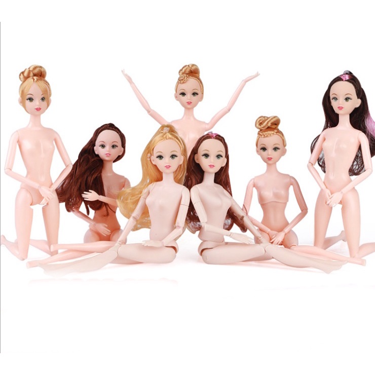 Bộ Phụ Kiện Nội Thất Phòng Ngủ Dành Cho Búp Bê 30cm Kèm Tặng Búp Bê Ngẫu Nhiên