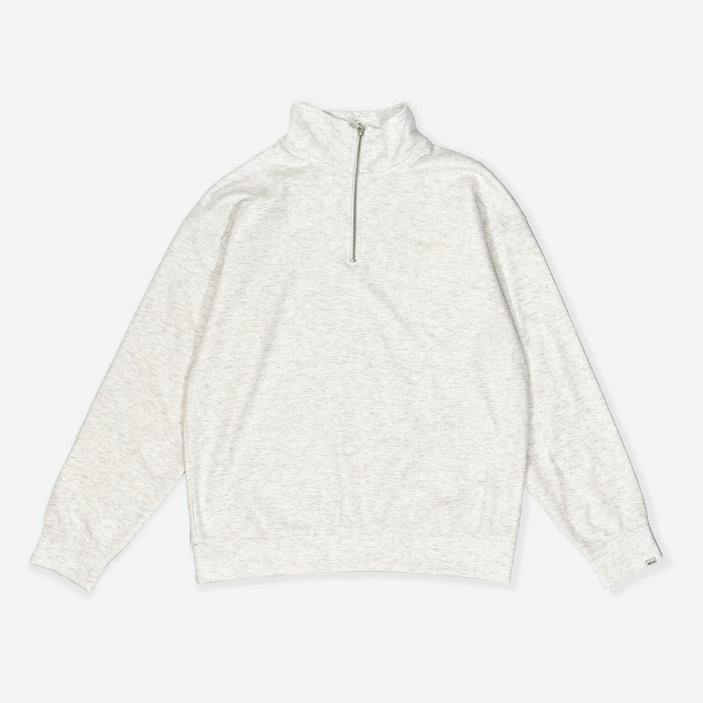 Áo Tay Dài Project M Nửa Khoá Zip Essentials