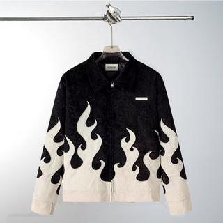 Áo khoác bomber varsity jacket The Bad God Fire of God
