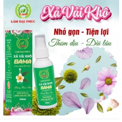 Xả Vải Khô Lâm Đại Phúc BAMA Mẫu Mới Nhất Mầu Xanh, Chai Nước Hoa Xịt Thơm Khử Mùi Quần Áo Làm Mềm Vải Lưu Hương Bền Lâu