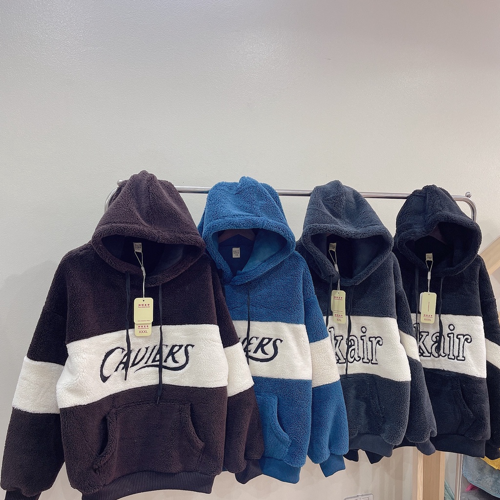 ÁO HOODIE LÔNG CỪU LÓT NHUNG BÉ TRAI - ÁO SỐ 23