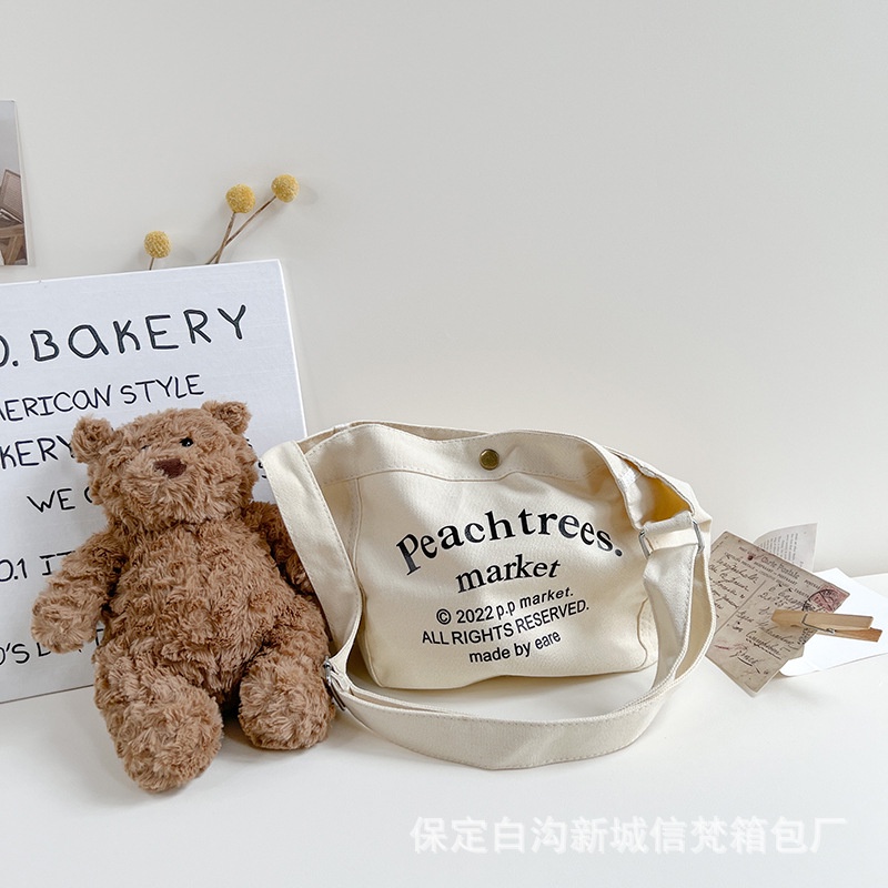 Túi đeo chéo Peach tree 4 màu HAMSTER BABY phiên bản Hàn Quốc vintage