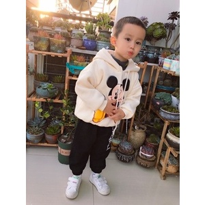 Áo nỉ dài tay cho bé trai bé gái