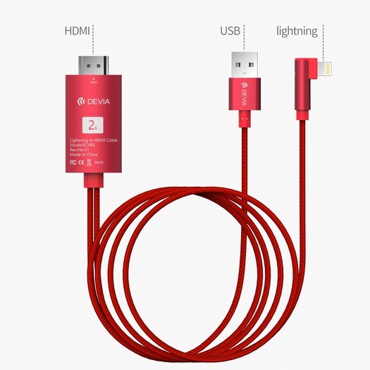 Dây cáp chuyển đổi DEVIA EC083 cổng to HDMI dành cho IP- Hàng bảo hành 12 tháng