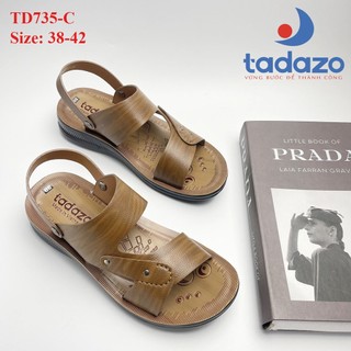 Dép da Sandal nam tadazo TD735