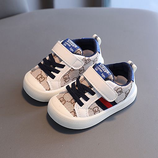 Giày thể thao Sneaker GUCCI Thu Đông HOT HIT năm 2022 màu xanh dương cho bé từ 1 - 3 tuổi tập đi