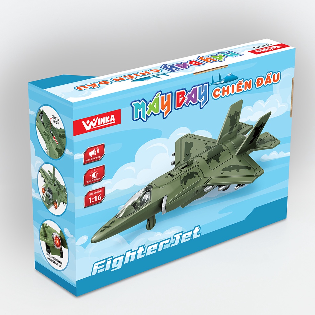 Đồ Chơi DuKa : Máy Bay Chiến Đấu DK81142