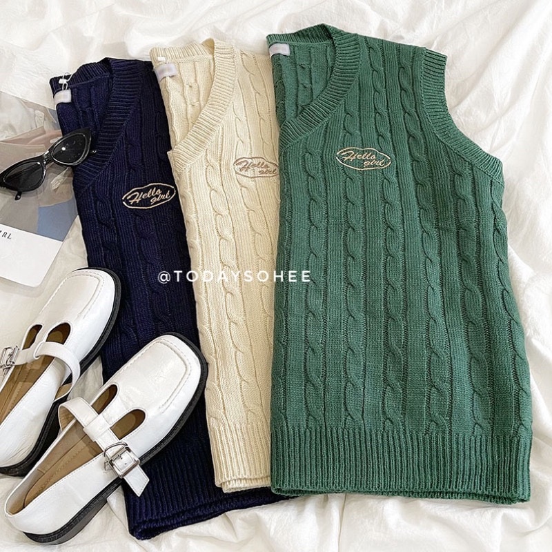 Gile trơn thêu logo